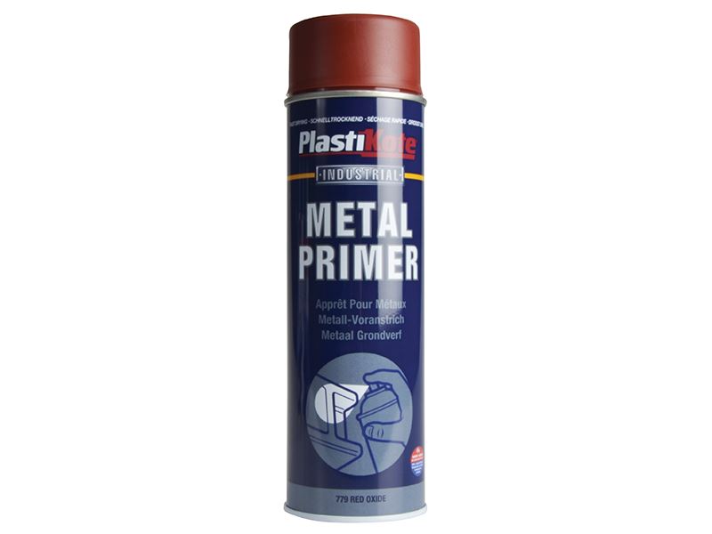 PlastiKote - Semburan Primer Industri Warna Merah Oksida 500ml
