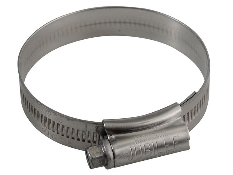 Jubilee® 2X Stainless Steel Hose Clip, 45-60mm (1.75-2.38in)
