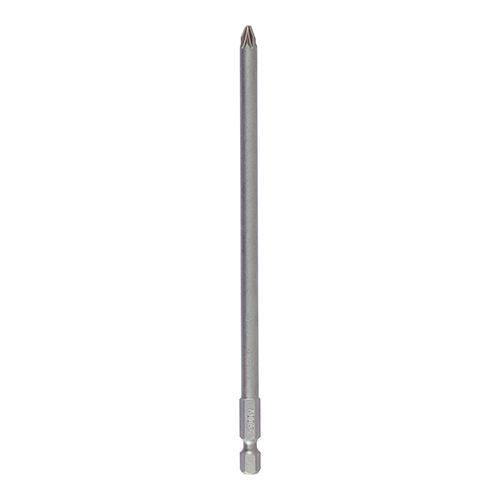 Timco – Embout de tournevis PZ2 en acier trempé S2, 300mm, queue hexagonale 1/4