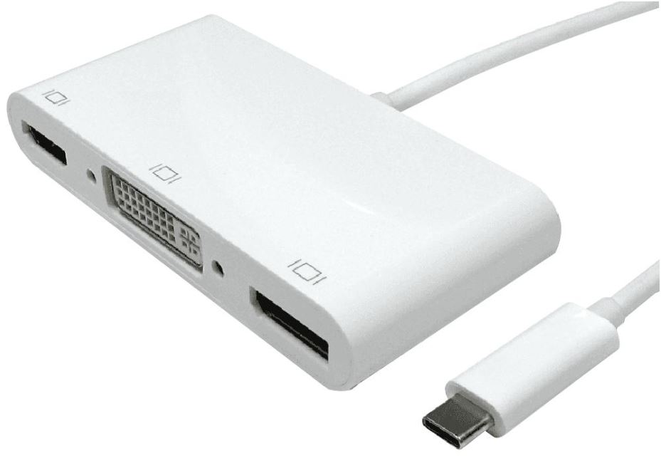 PRO SIGNAL - Προσαρμογέας USB-C σε DisplayPort 4K, DVI & HDMI