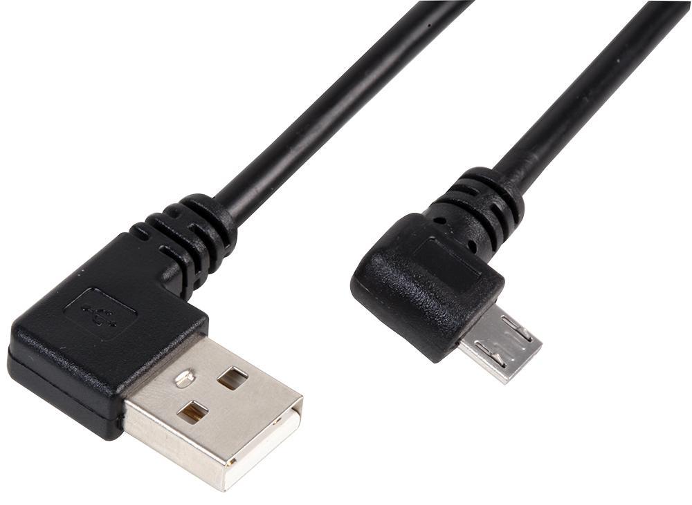 PRO SIGNAL Micro USBケーブル 右角度コネクタ付き 1m