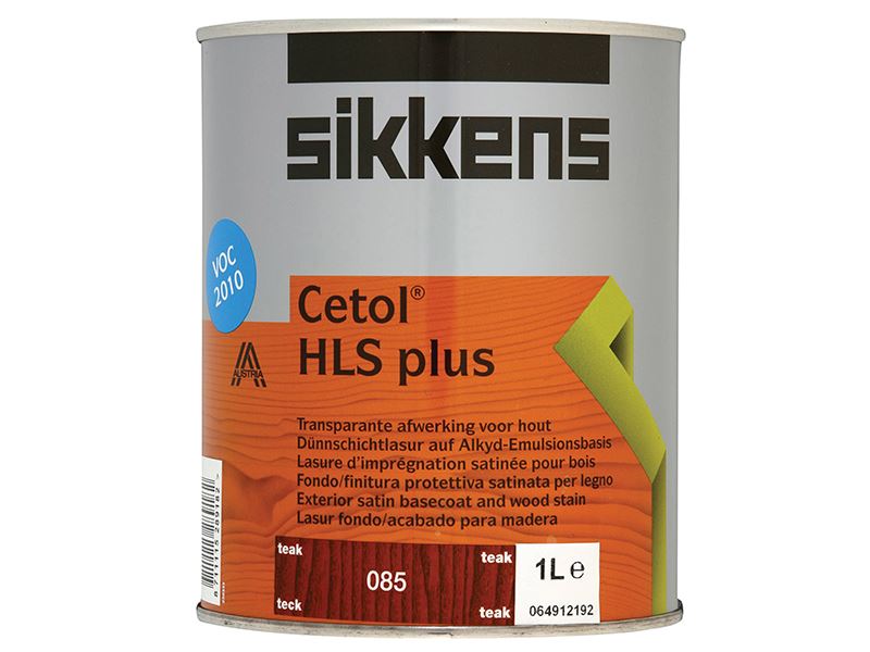 Sikkens Cetol HLS Plus Translucent Woodstain, Teak, 1L