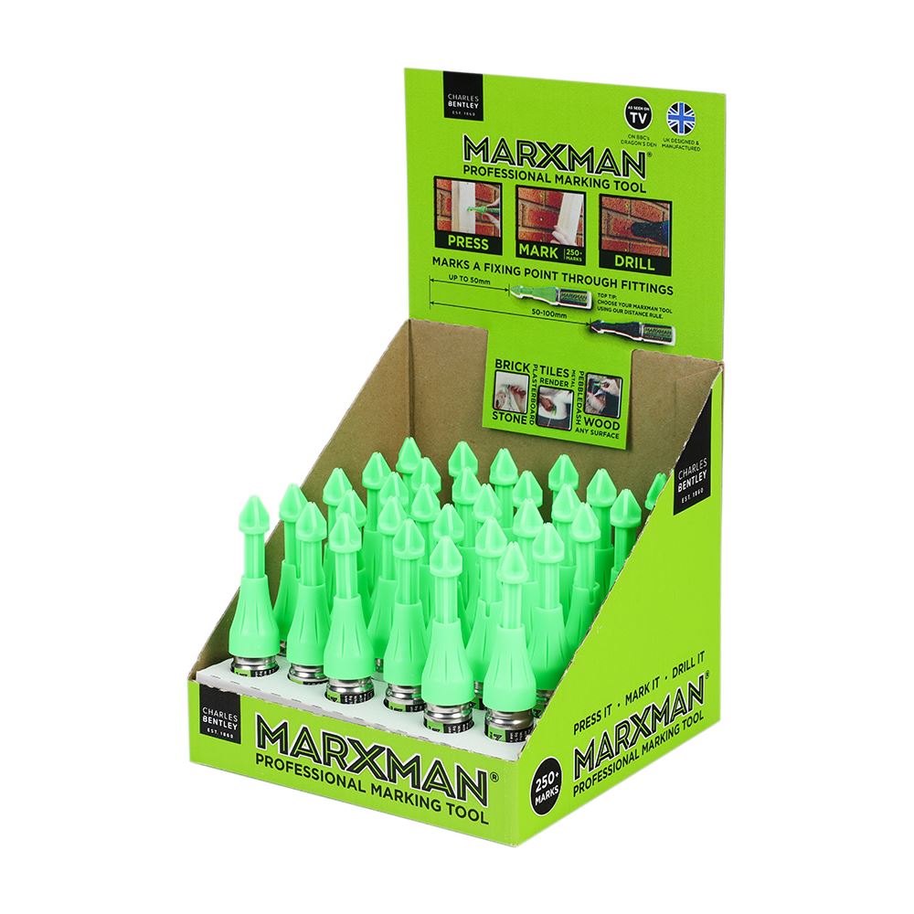 Timco Standard Marxman Marker Pen, Green, 13ml, Pack of 30