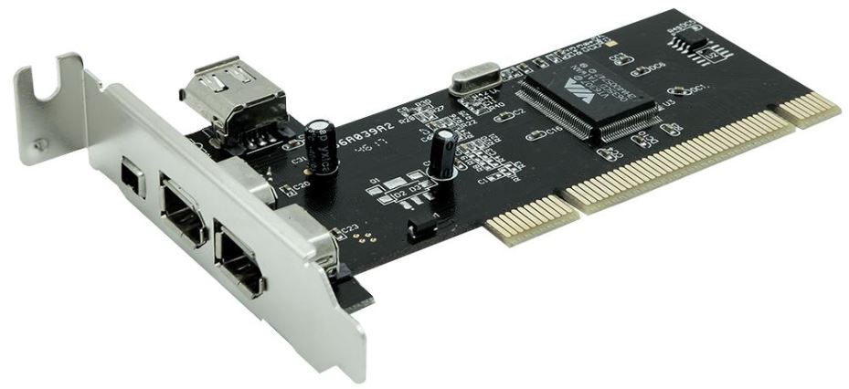 DYNAMODE כרטיס FireWire PCI עם 3 יציאות, פרופיל נמוך