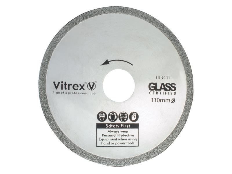 Vitrex 110mm Glass Diamond Blade for Tiles