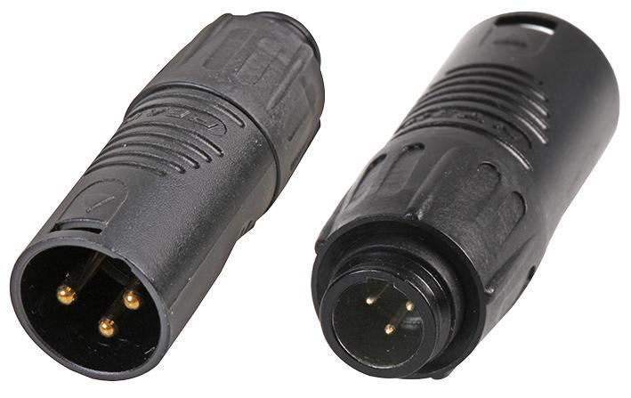 REAN Mini XLR 3-Pin Plug to XLR Plug Adaptor