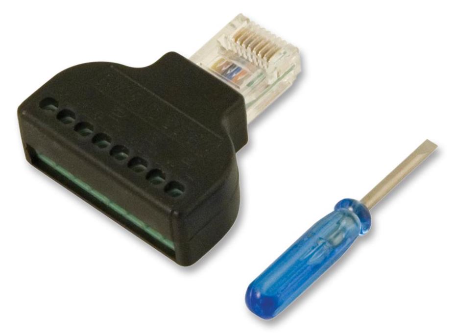 CLEVER LITTLE BOX Adattatore RJ45 a 8 Pin a Vite