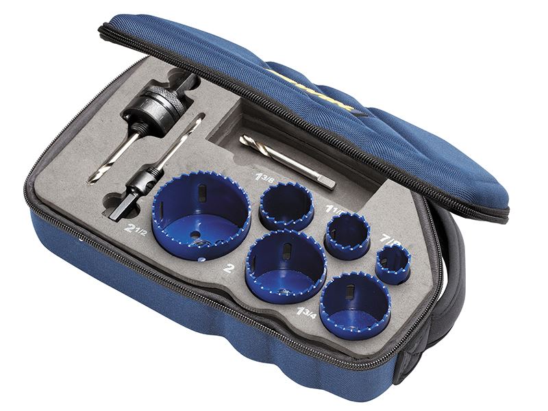 IRWIN Bi-Metal Holesaw Kit, 6-Piece, 22-64mm