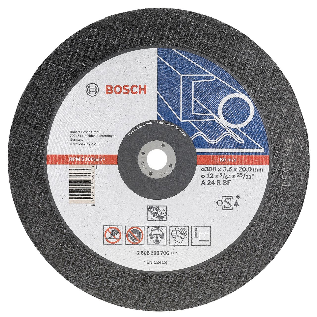 Bosch Expert - Díosca Gearrtha Díreach le haghaidh Miotal 300mm x 3.5mm