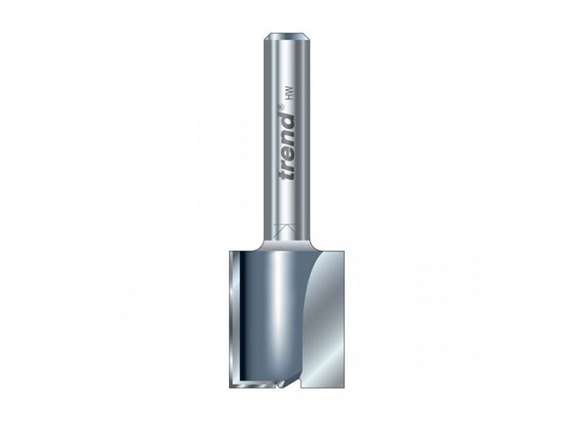 Trend Fresa TCT de 2 Labios 4/60 x 1/4, 22mm x 19mm