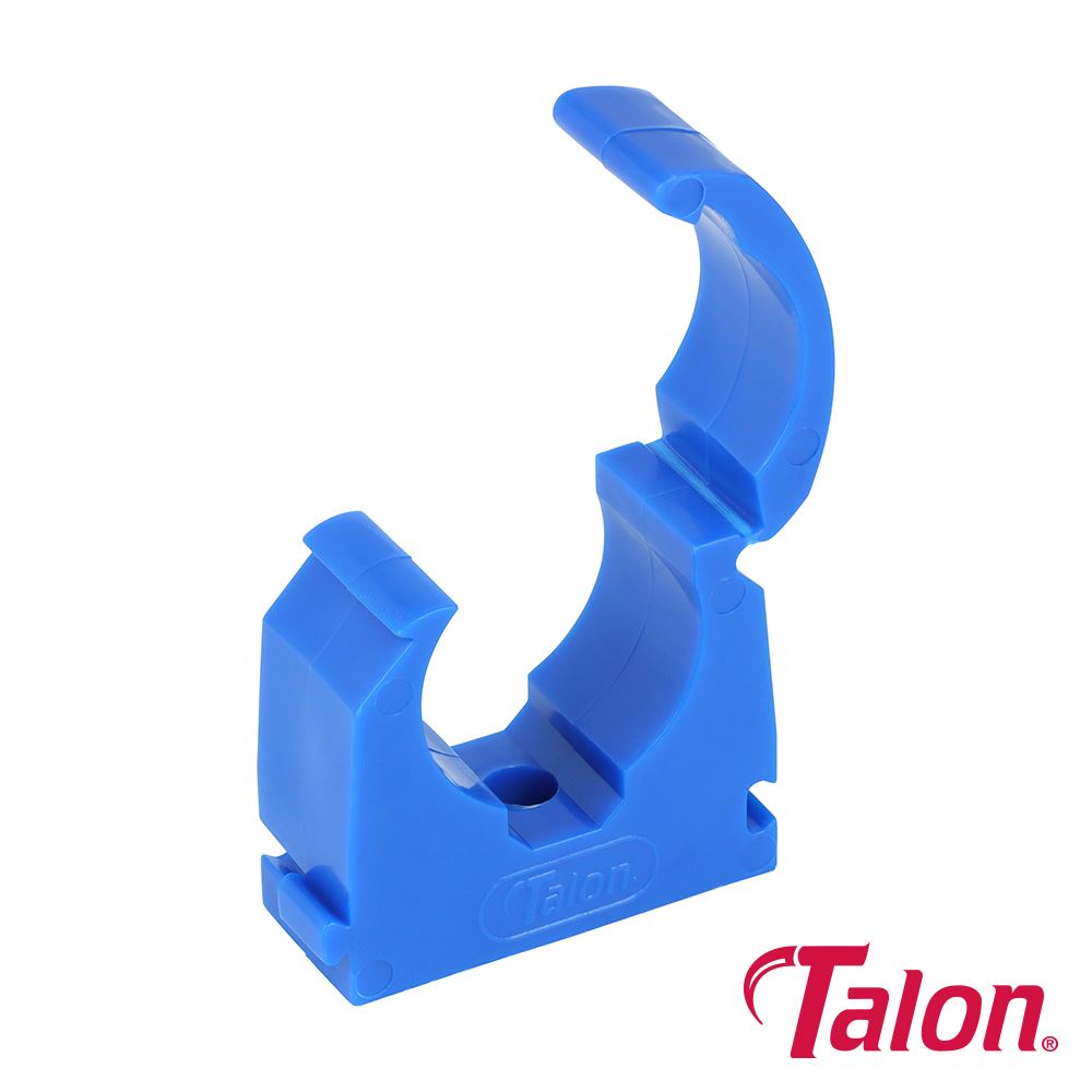 Talon Single Hinged ID Clip - Blue - 22mm (Pack of 100)