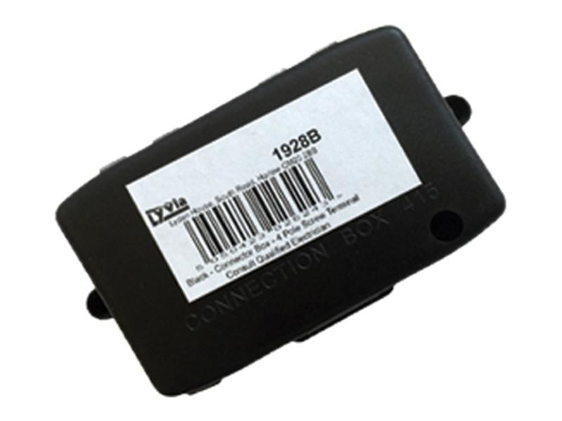 Dencon Black 4 Pole Connector Box with Terminal Block