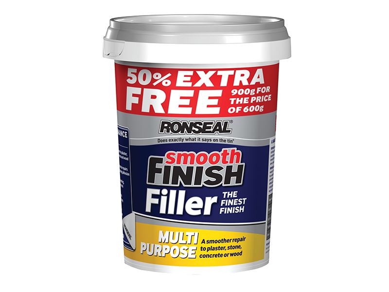 Ronseal Multifunctionele Muurvuller Gladde Afwerking 600g +50%