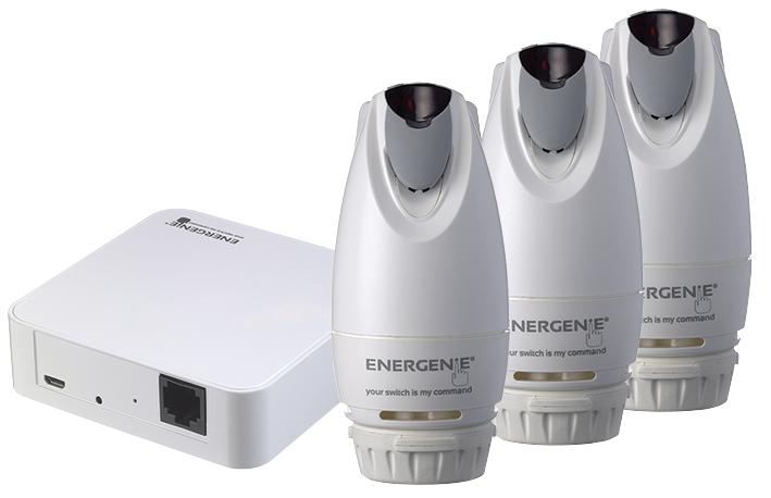 ENERGENIE - Kits Injap Radiator Pintar MiHome 3x dengan Hab