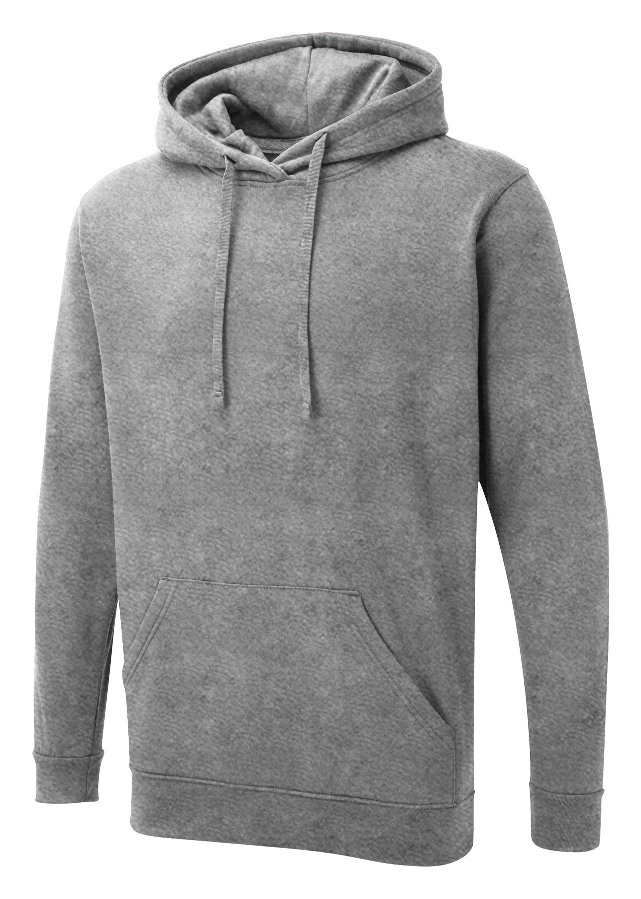 Uneek UX Hoodie - Heather Grey - Size M