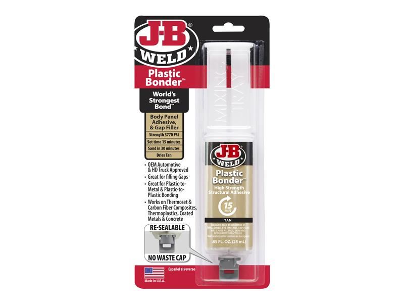 J-B Weld PlasticBonder™ Colle uréthane beige 25ml