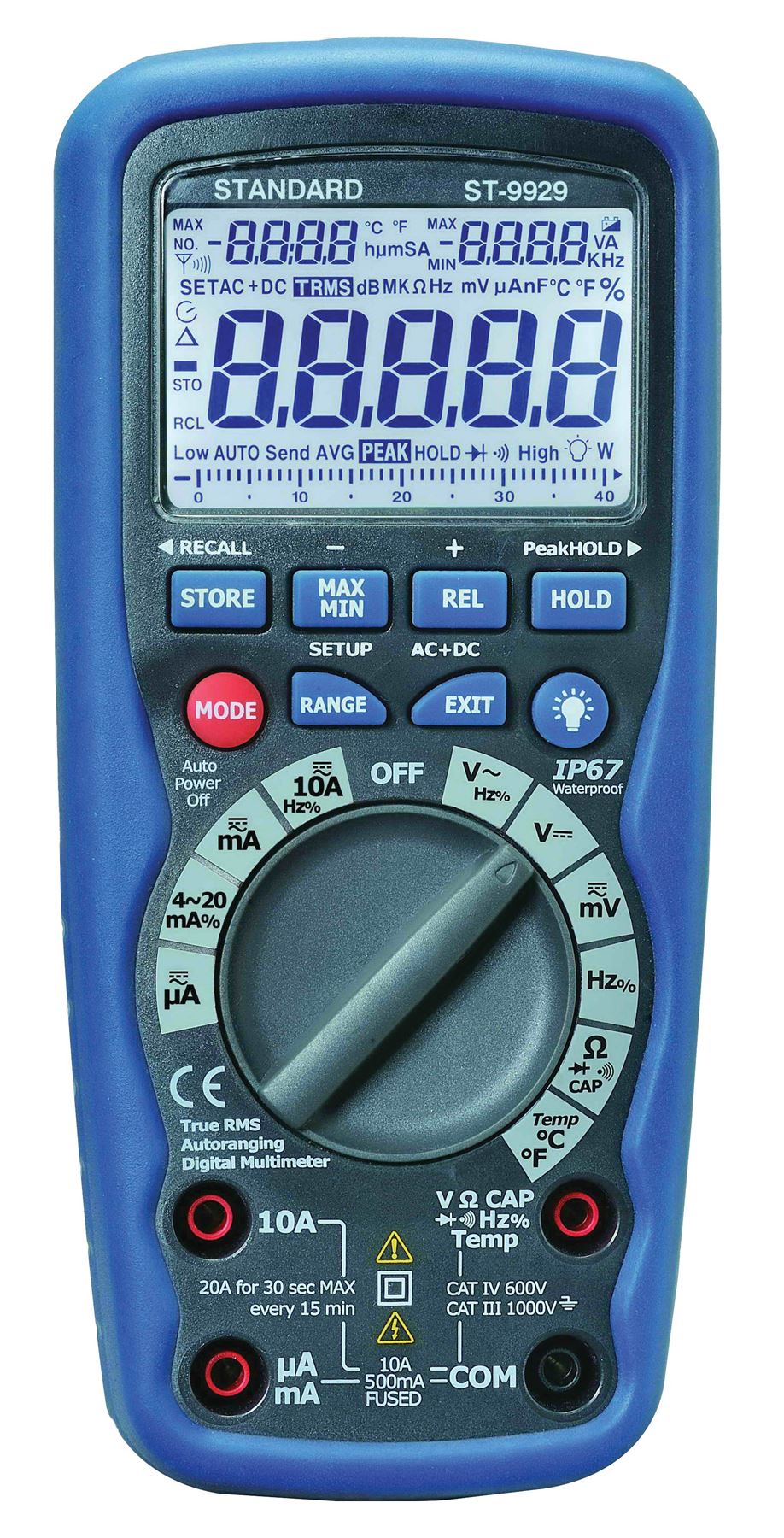 TENMA 1000V AC/DC Waterproof Digital Multimeter