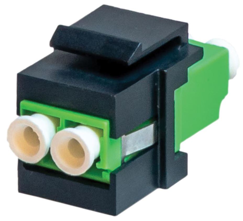 Módulo de Fibra Ótica Simplex TUK LC APC, Preto