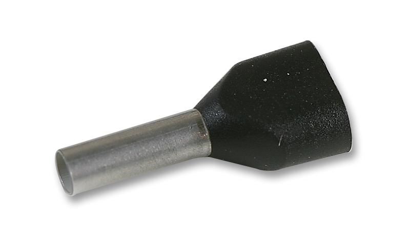Weidmüller ツインエントリー フェルール 1.5mm² ブラック 100個入り