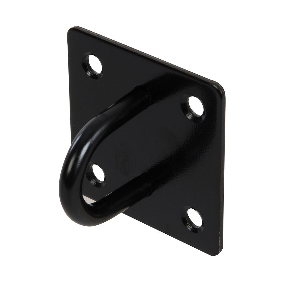 Fixman Chain Plate Black, 50mm x 50mm, Corrosion-Resistant