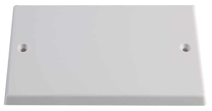 VOLEX ACCESSORIES - 2-fach Blindabdeckung, weiß Kunststoff
