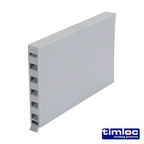 Timco Timloc 1143GR Cavity Wall Weep Vent, Grey (65x10x100mm, 50-Pack)