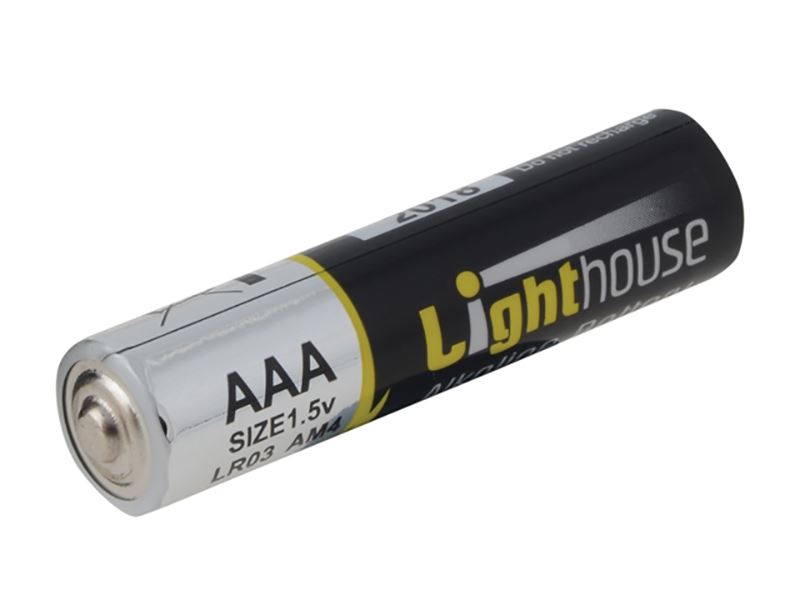 Pile alcaline AAA LR03 Lighthouse, 1120 mAh, 4 piles