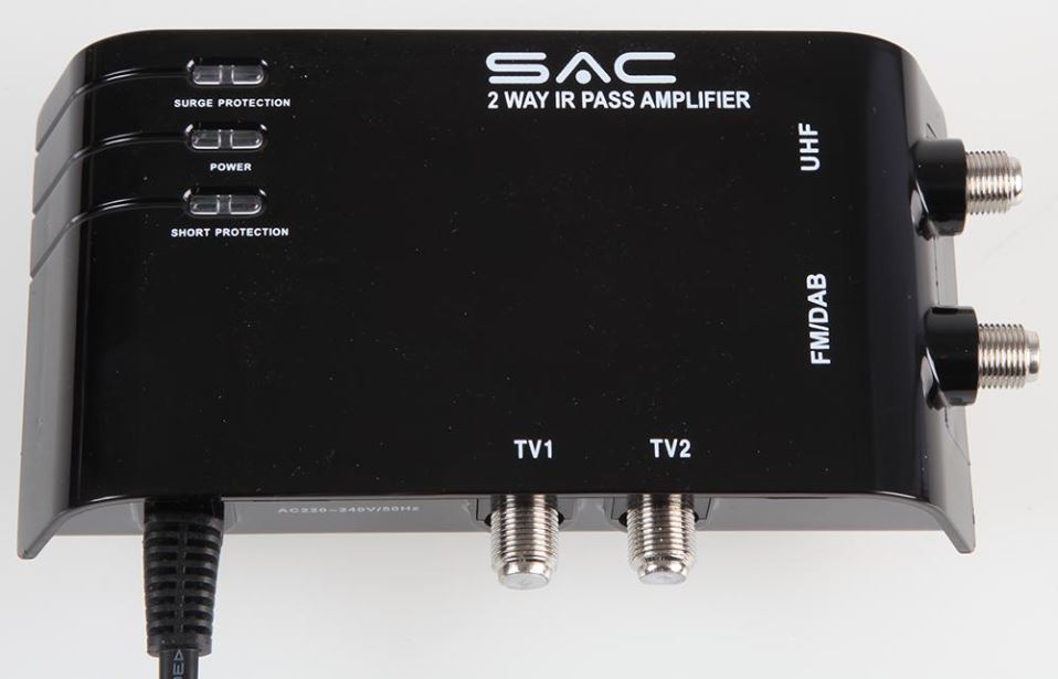 SAC 2-Way UHF/DAB IR Pass LTE Indoor Signal Amplifier