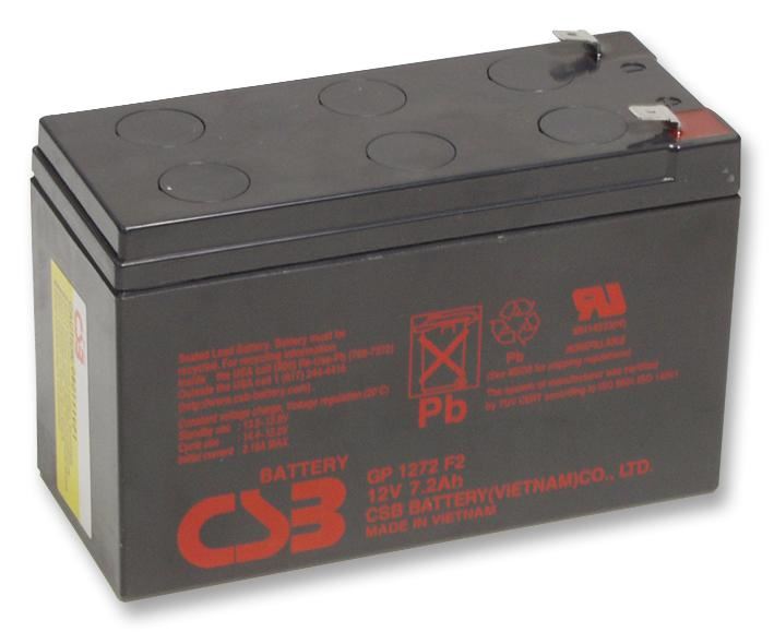 Batterie de remplacement HiLo 12V 7,2Ah pour systèmes UPS