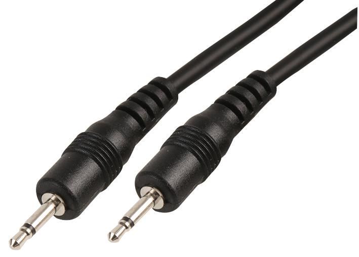 PRO SIGNAL 2,5mm Mono Jack Kabel, 2m Zwart