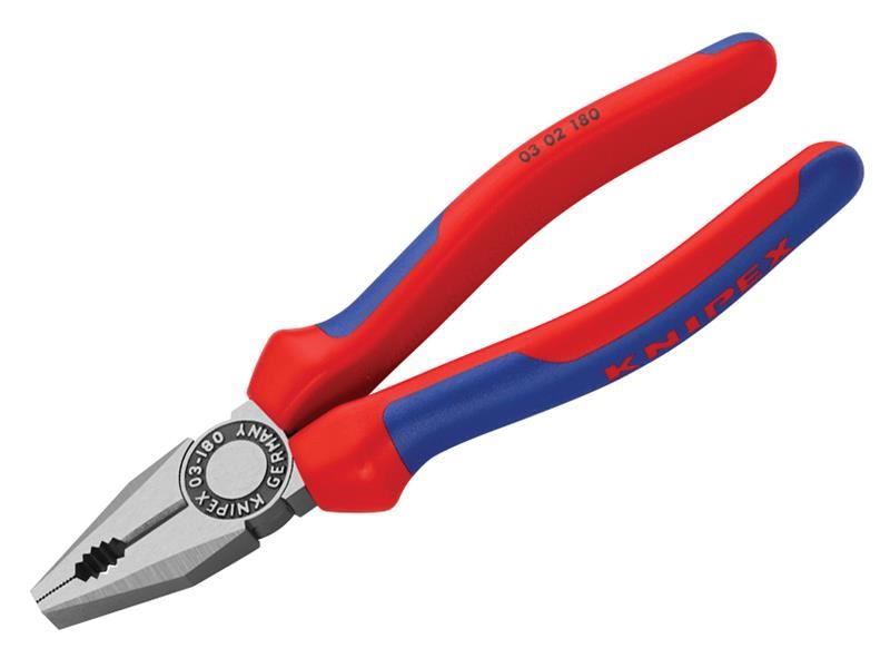 Knipex מלקחי קומבינציה עם ידיות Soft-Grip, 180 מ״מ