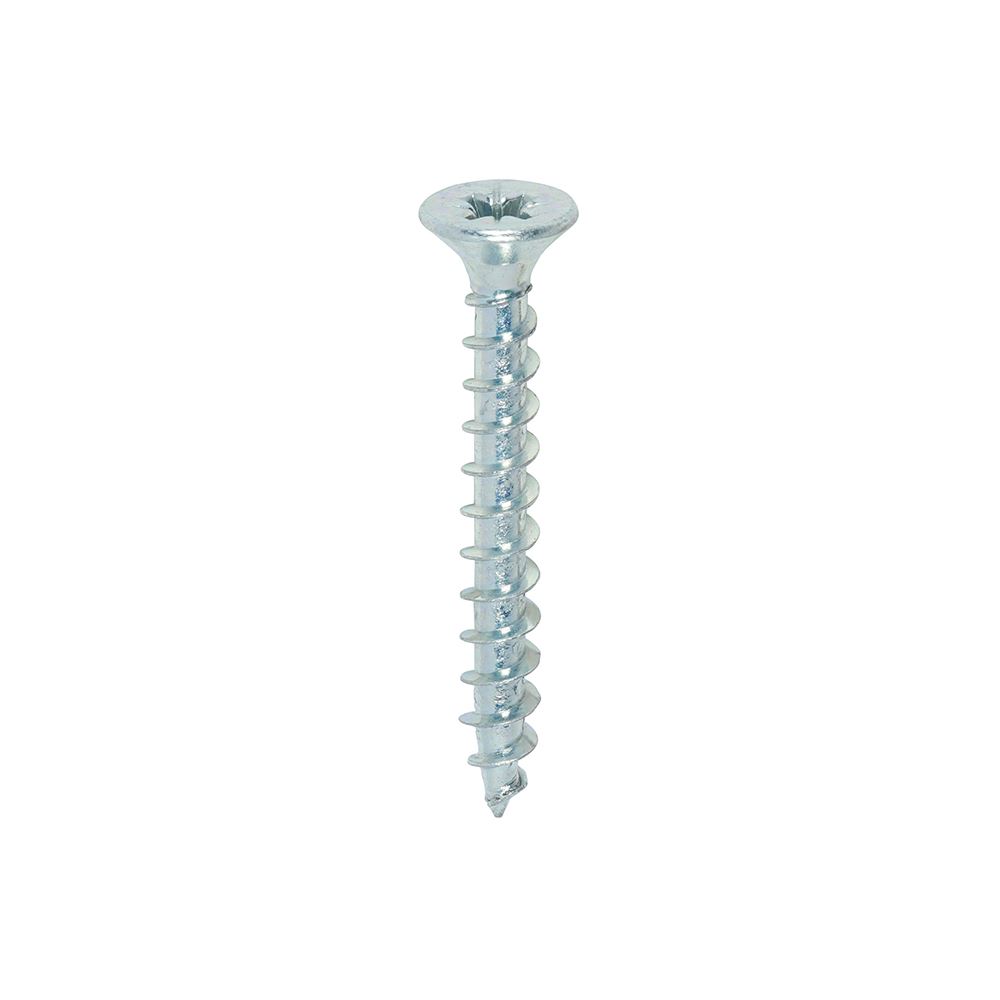 Timco 5.0x40mm PZ Double Countersunk Woodscrews, Zinc, Pack of 200