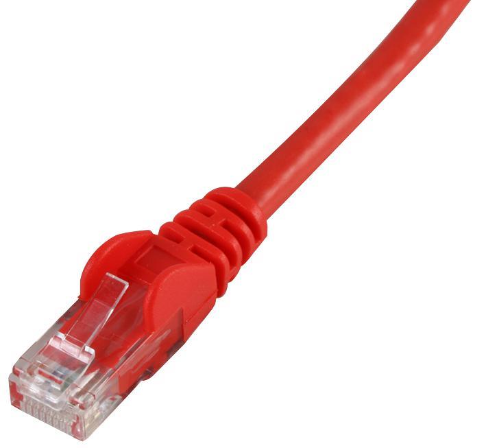 PRO SIGNAL Cat6 Snagless UTP Ethernet Cable, Red, 15m