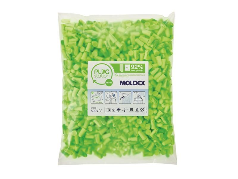 Moldex Pura-Fit PlugStation 500 리필, SNR 36 dB (500쌍)
