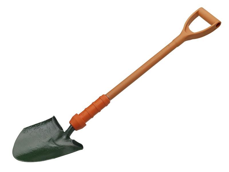 Bulldog Insulated General Service Shovel, Treaded, Heavy Duty