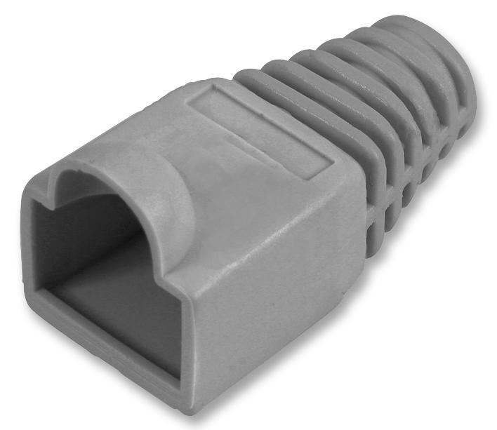 PRO POWER - Zugentlastungs-Kappe 6.5mm Grau, 10er Pack