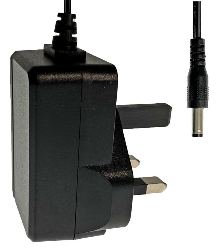 TIGER POWER SUPPLIES Fuente de Alimentación 12V 1A, 12W, Enchufe UK (Nivel VI)