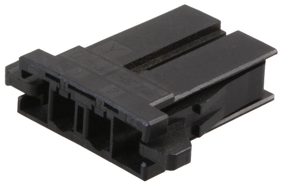 AMP TE Connectivity Receptacle Power Housing, 2 Way, Key Y, 600V AC/DC