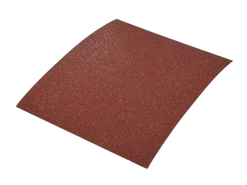 Faithfull Medium 1/4 Sheet Palm Sander Sheets - Pack of 5