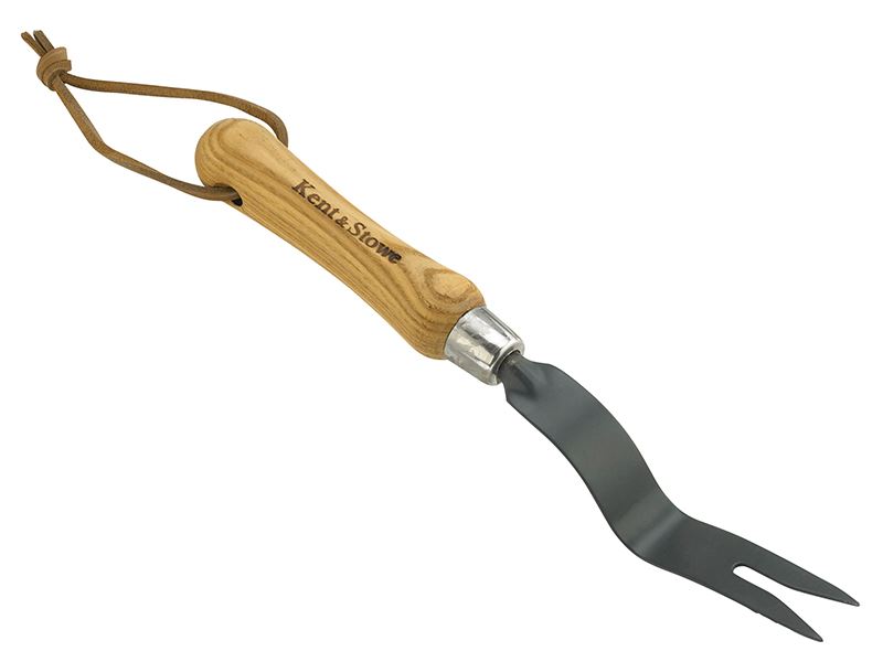 Kent & Stowe מעדיר ידני מפלדת פחמן, ידית עץ אשור FSC®