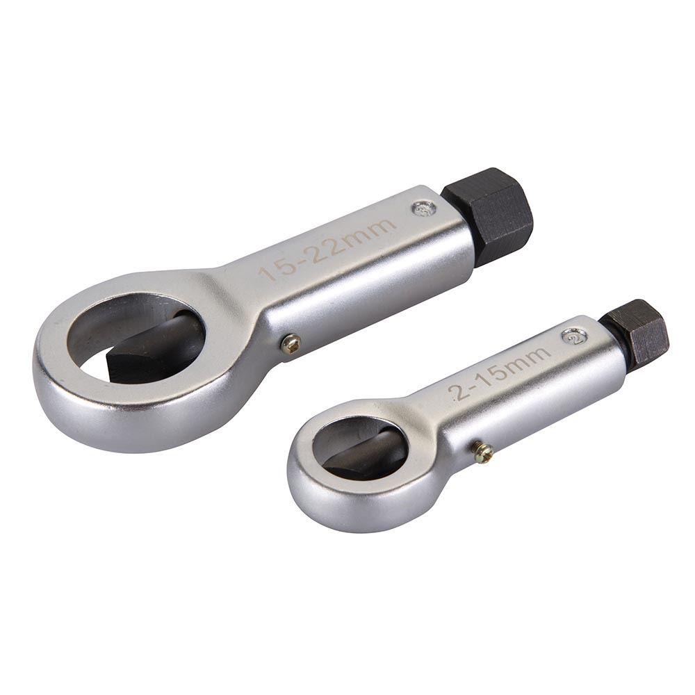 Silverline Nut Splitter Set (2-15mm & 15-22mm)