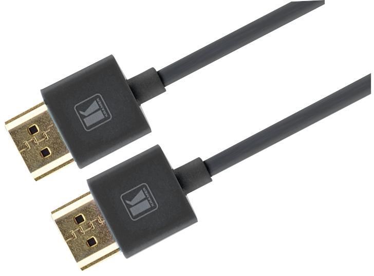 KRAMER プレミアム高速度HDMIケーブル スリムタイプ 3m ブラック