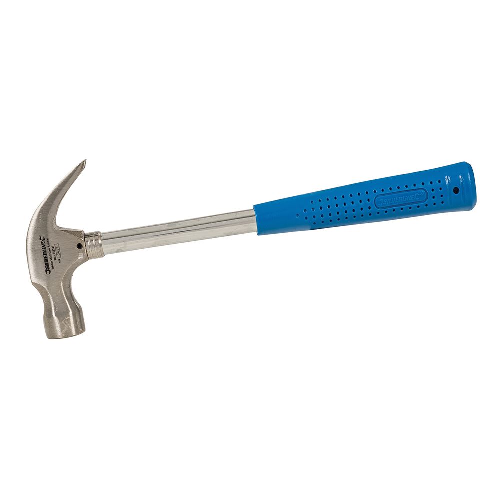Silverline 8oz Claw Hammer with Tubular Steel Shaft, 227g