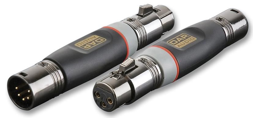 XCALIBER 5針XLR公頭轉3針XLR母頭轉接器