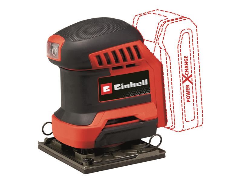 Einhell TE-OS 18/113 Li-Solo Power X-Change Palm Sander - 18V Bare Unit