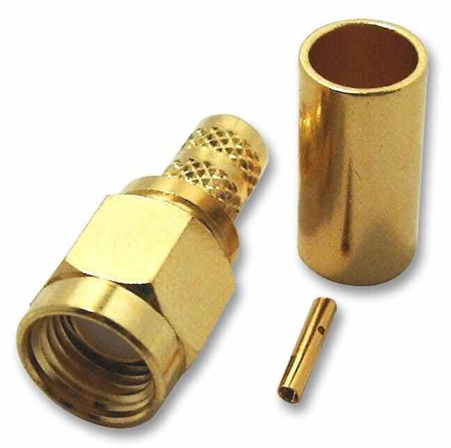 Connecteur coaxial SMA RP droit Amphenol, 50 Ohm, 18GHz
