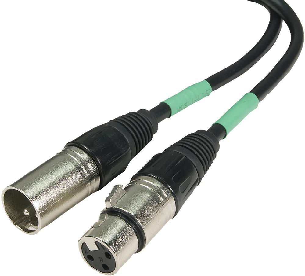 CHAUVET 3-Pin DMX Cable, 25ft (7.62m), Black