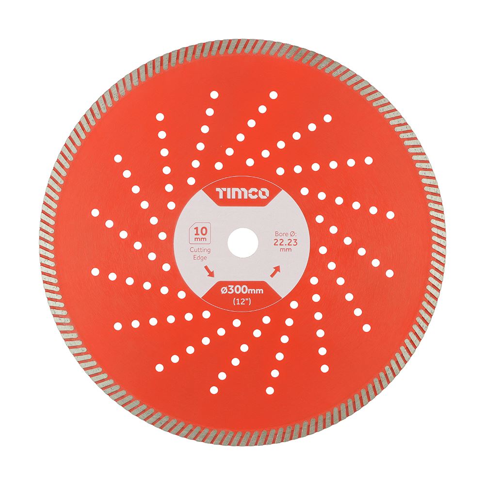 Premier Diamond Blade, Turbo Continuous Rim, 300mm