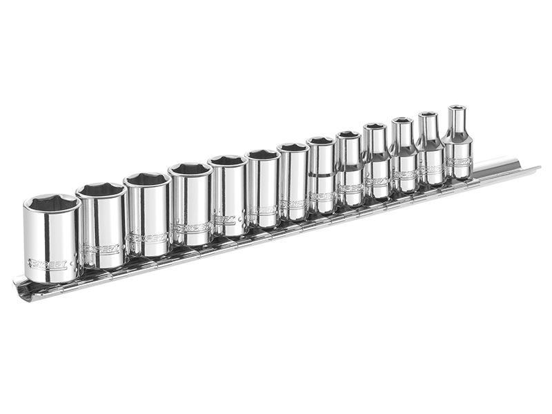 Expert 1/4in Drive Socket Set, 13 Piece, Metric