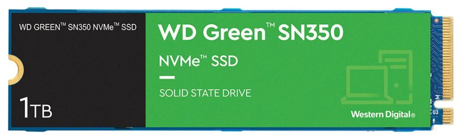WD Green SN350 NVMe M.2 1TB SSD - Ταχύτητα Ανάγνωσης 3200MB/s